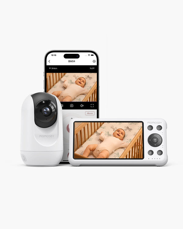 Momcozy 5-calowa Inteligentna Niania Elektroniczna z Podwójnym Trybem- BM04