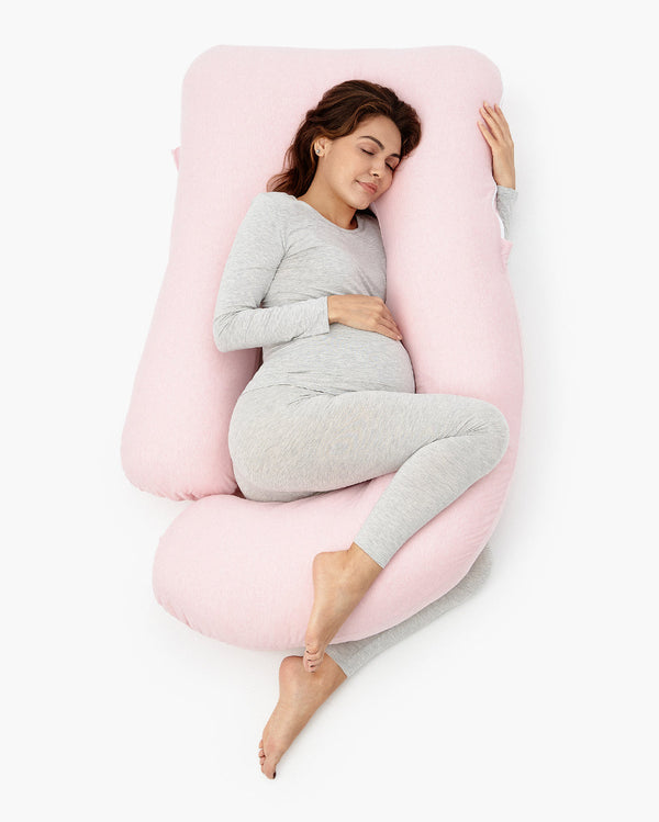 Huggable – Bawełniana Poduszka Ciążowa w Kształcie Litery U