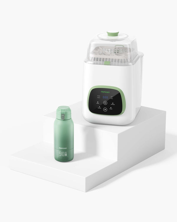 KleanPal Pro Bottle Washer & Portable Baby Bottle Warmer Bundle