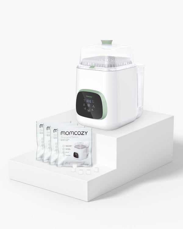 Zestaw do Czyszczenia Oszczędzający Czas: KleanPal Pro Myjka do Butelek + 120 Tabletek