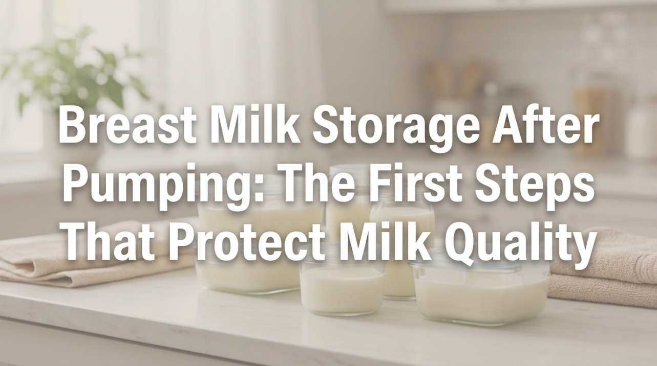 Breast Milk Storage After Pumping: The First Steps That Protect Milk Quality