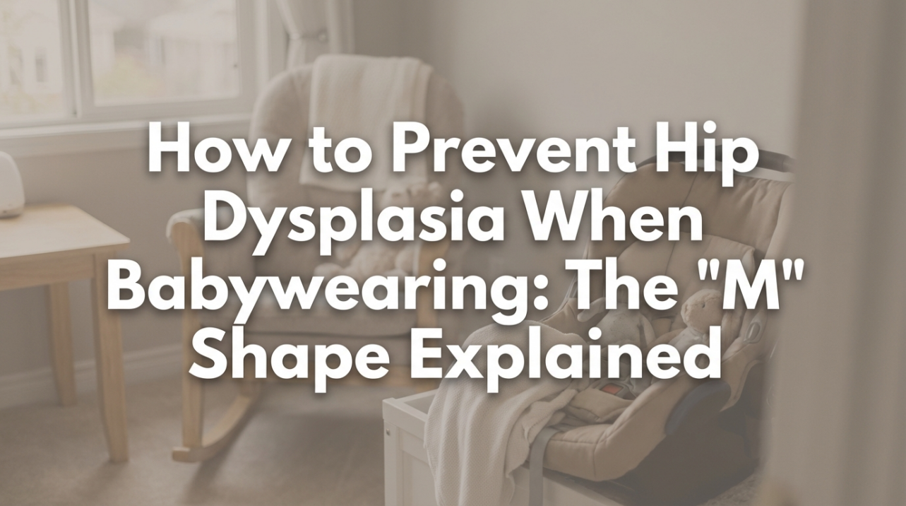 How to Prevent Hip Dysplasia When Babywearing: The "M" Shape Explained