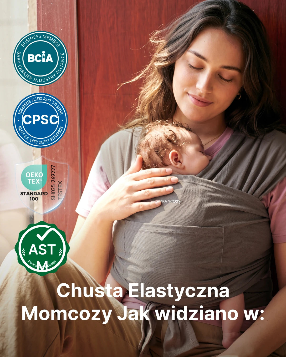 Easy to Wear Hands Free - Baby Wrap Carrier