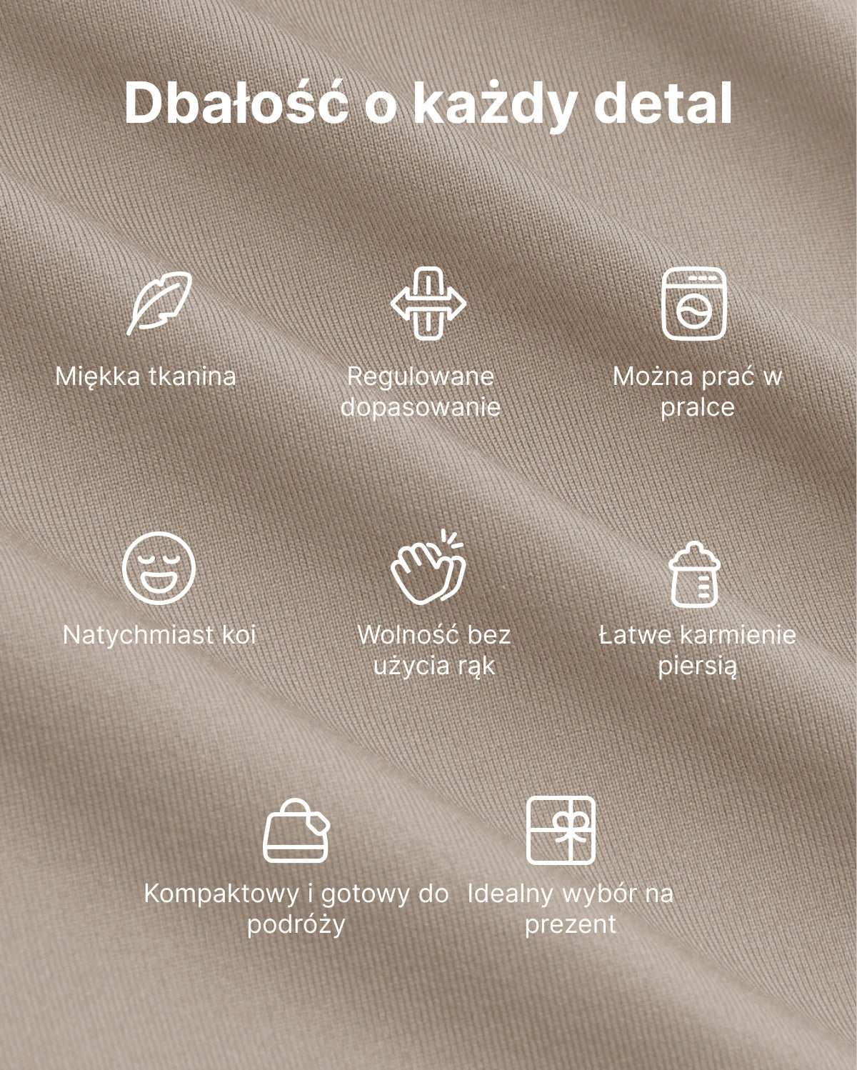 Łatwe do Noszenia, Wolne Ręce – Chusta Elastyczna do Noszenia Dziecka