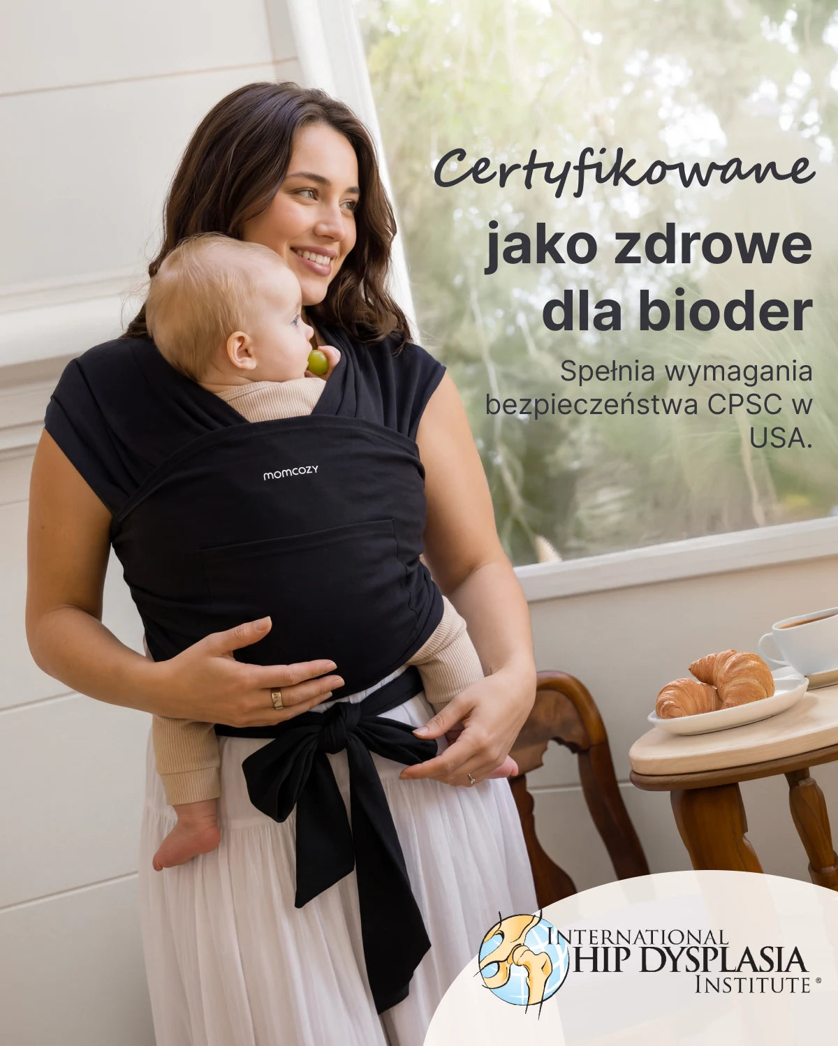 Easy to Wear Hands Free - Baby Wrap Carrier