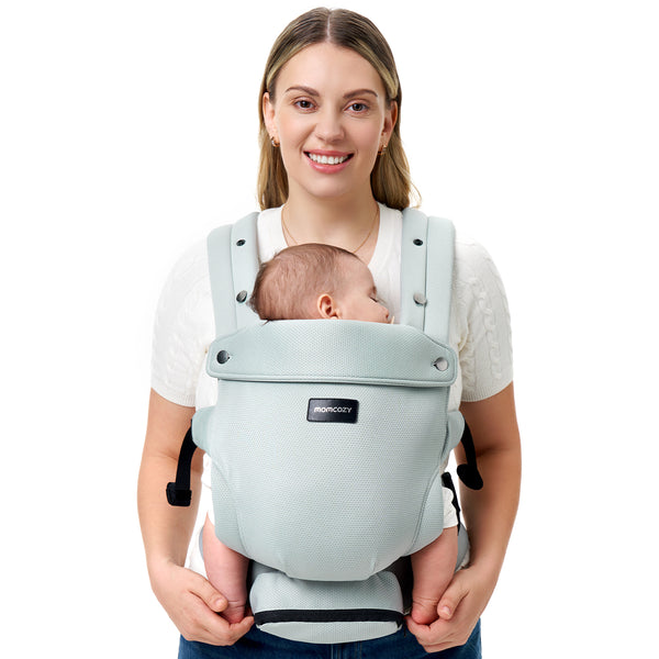 Breathable Airmesh Newborn Carrier with Sunshield