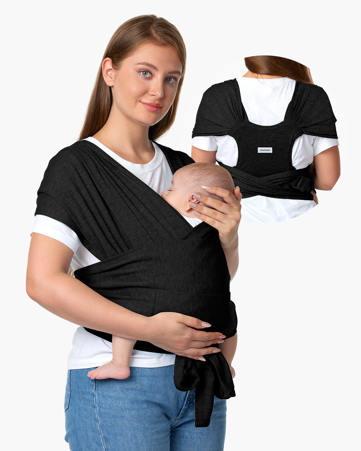 Easy to Wear Hands Free - Baby Wrap Carrier