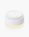 Momcozy Baby Sound Machine - Portable and compact white sound machine with warm light for better sleep.