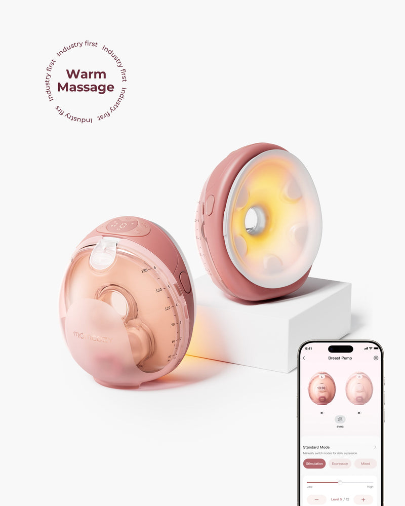 Momcozy Wellness 1 Laktator Muszlowy z Funkcją Podgrzewania i Masażu - W1
