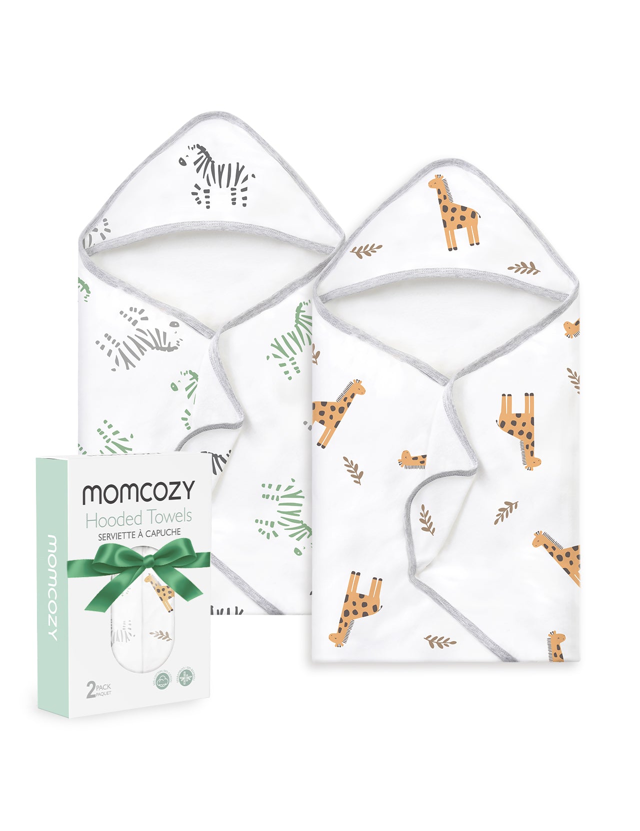 Ręcznik z Kapturem Momcozy Best Wishes dla Dzieci – Odwaga