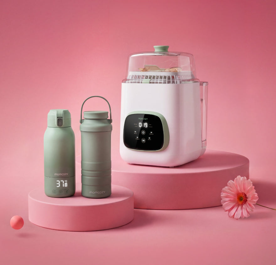 Cleaning and On-the-Go Bundle:  Bottle Washer and  Bottle Warmer and Bottle Cooler | EU