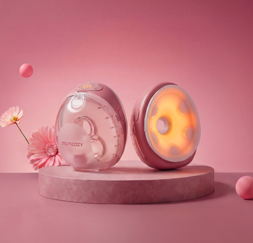 Momcozy Wellness 1 Laktator Muszlowy z Funkcją Podgrzewania i Masażu - W1
