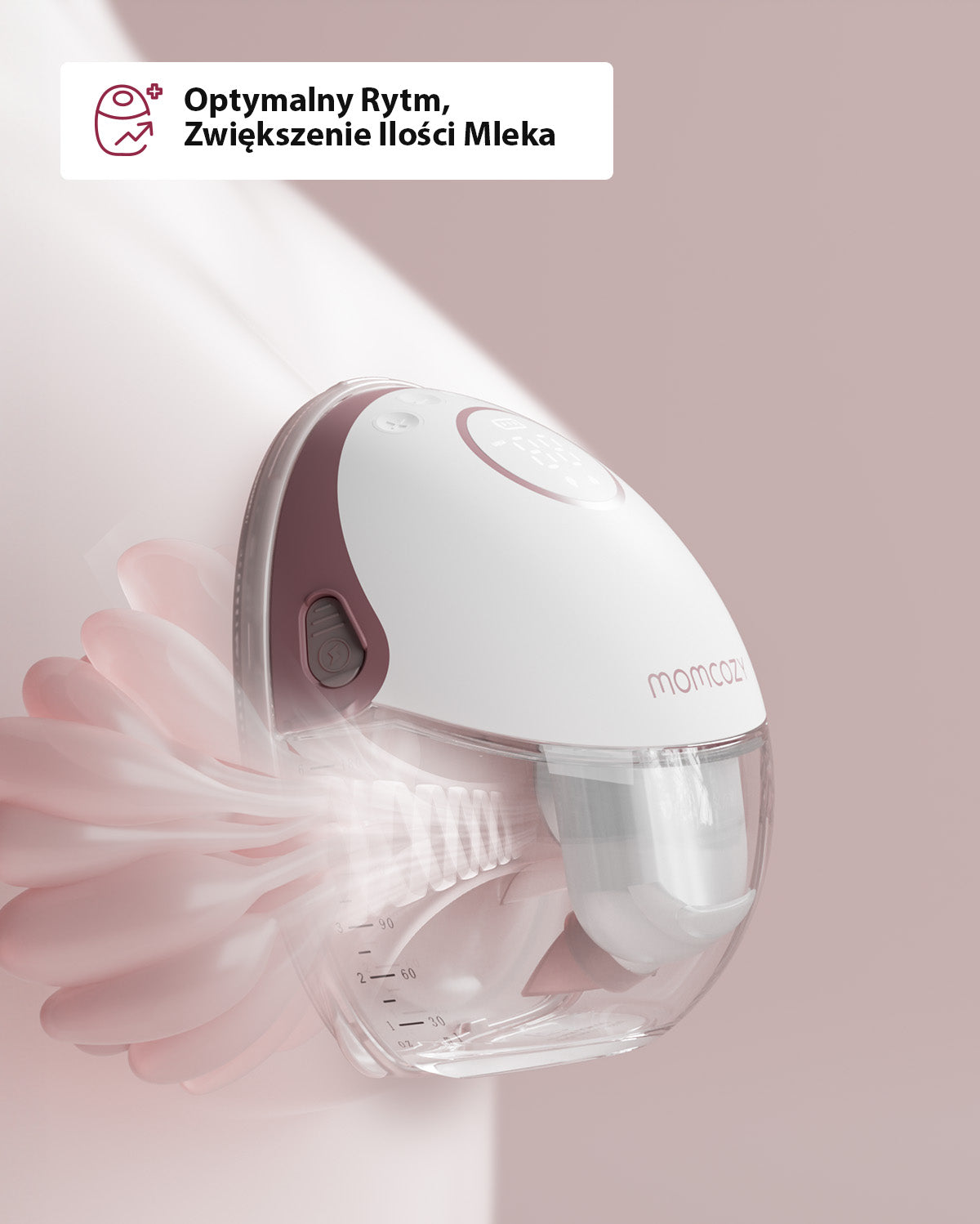 Momcozy Mobile Style™ Smukły Laktator Muszlowy | M6