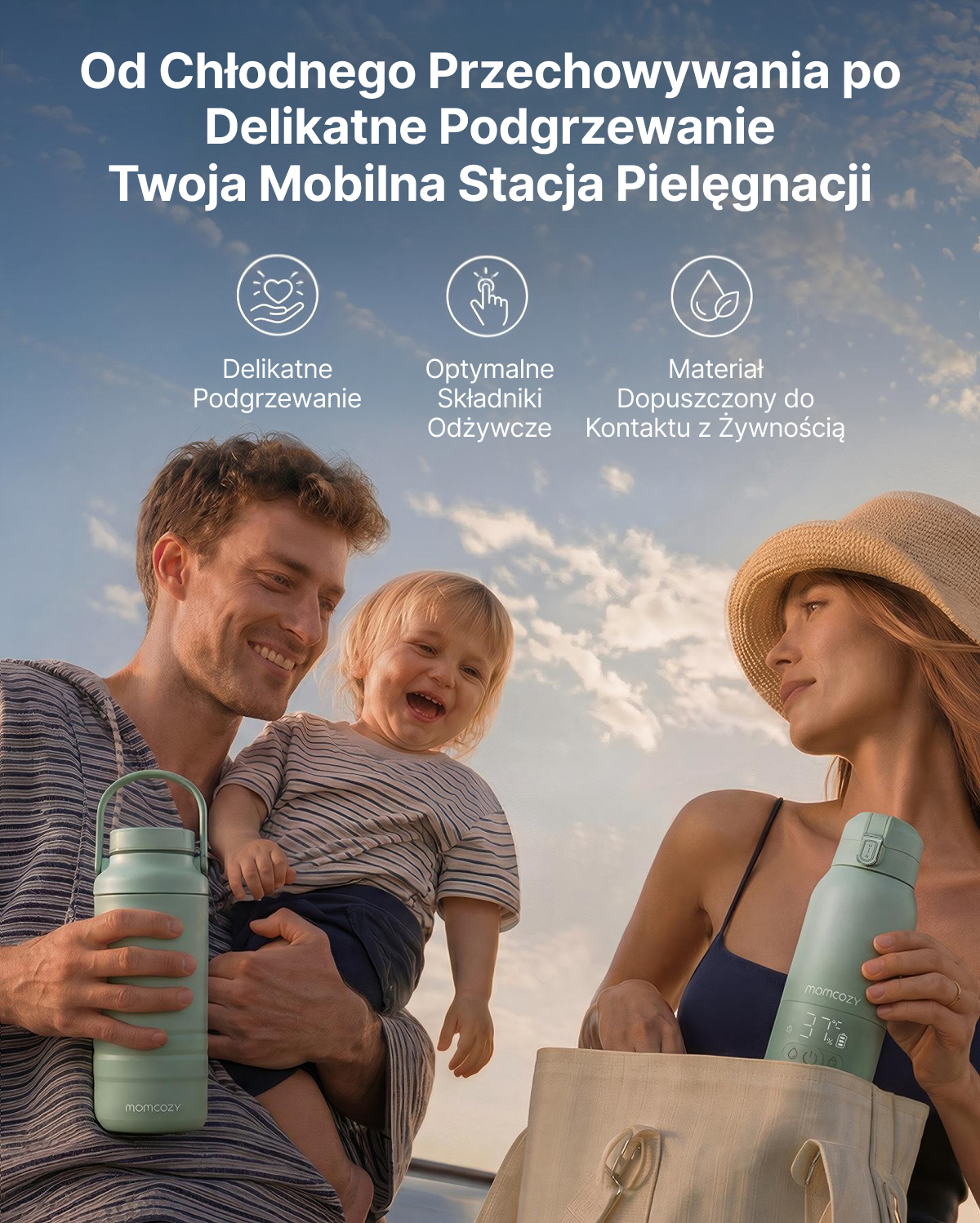 On-the-Go Bundle: Portable Baby Bottle Warmer + 22oz Baby Bottle Cooler