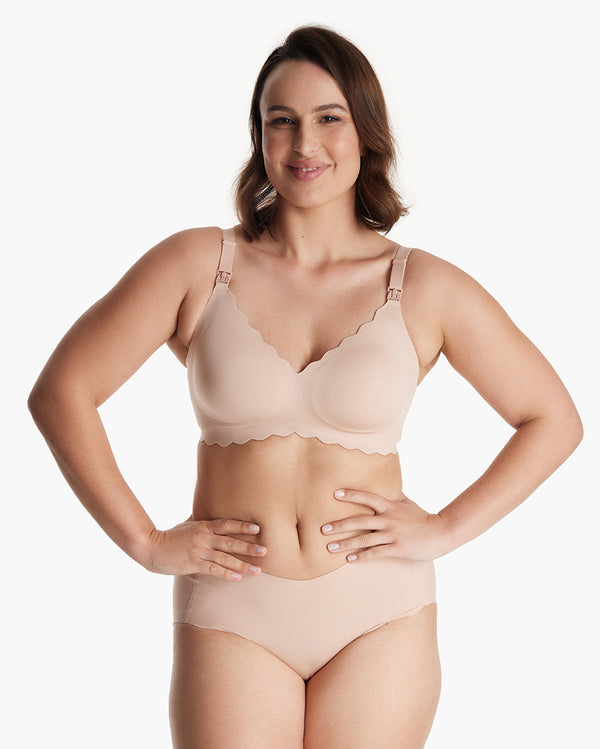 Jelly Strip – Bezszwowy Kwiatowy Biustonosz do Karmienia Push-up – YN46 1.0