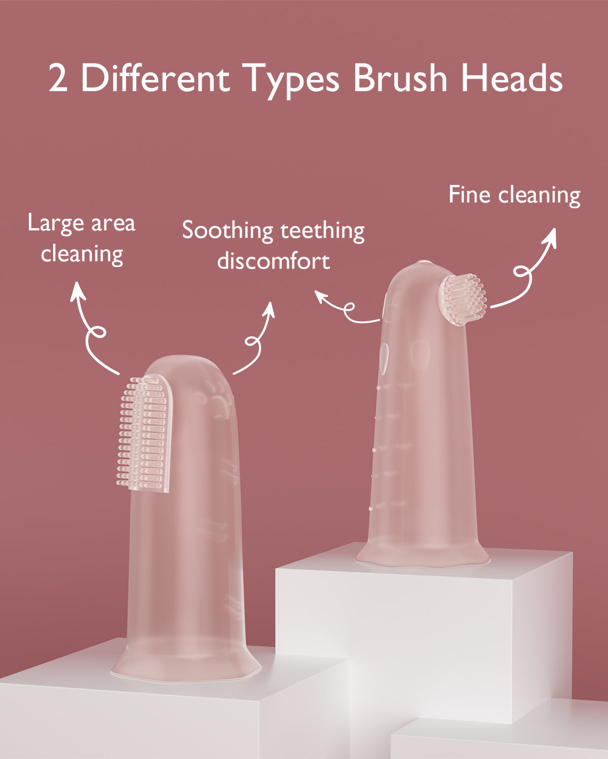 Momcozy Oral Care Series: Finger Toothbrush (2pcs)