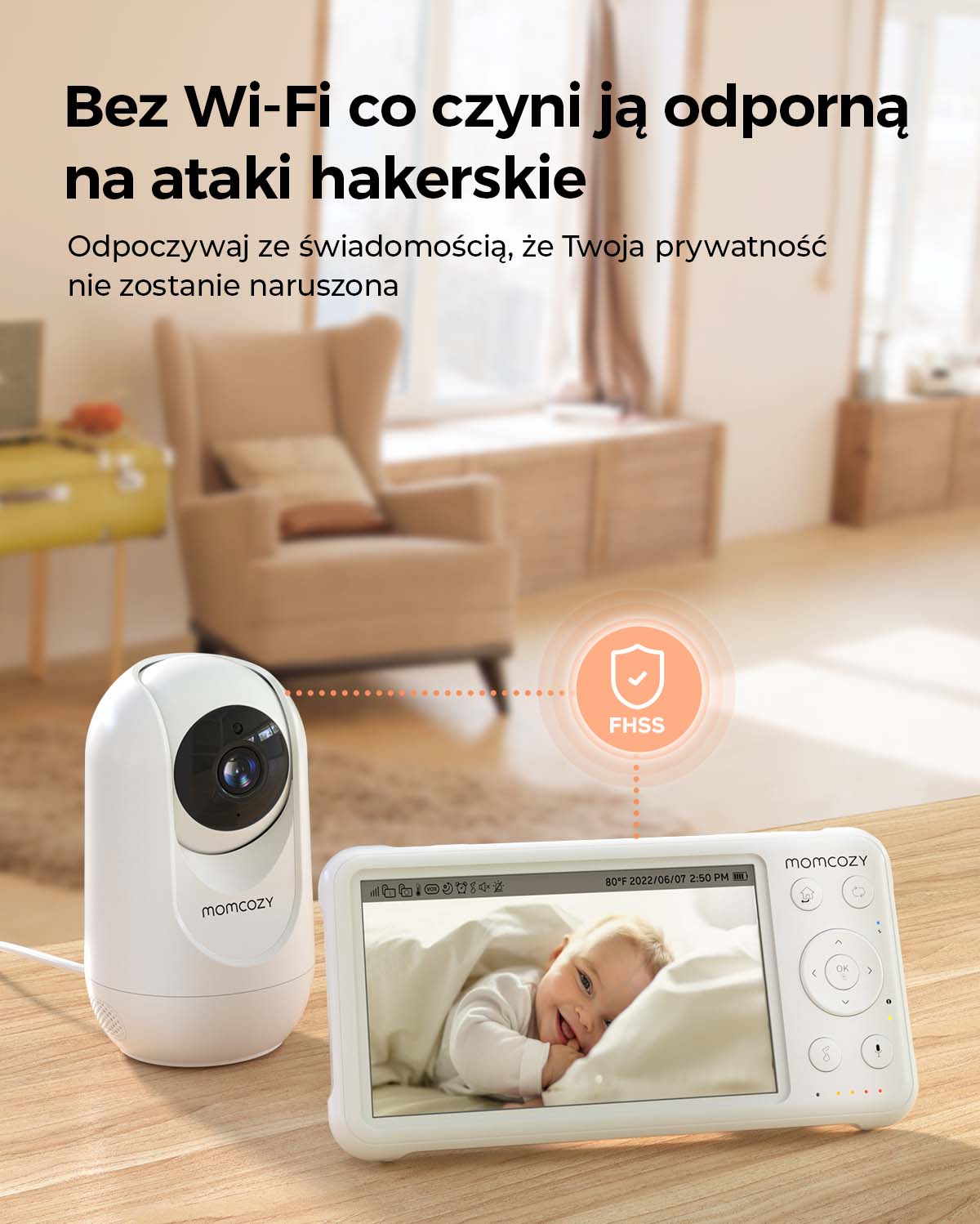 1080P High - Performance Video Baby Monitor BM01