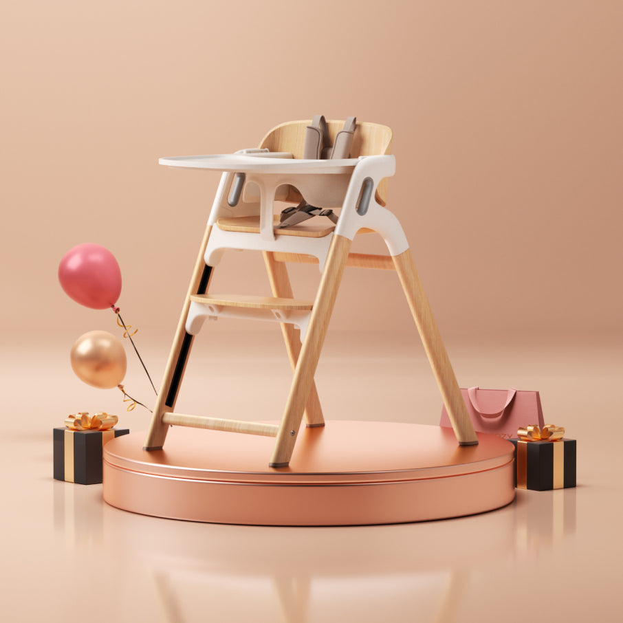 Momcozy DinerPal Krzesełko do Karmienia z Miękką Poduszką