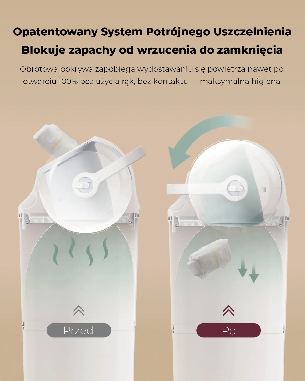 Momcozy Triple-Seal Diaper Pail