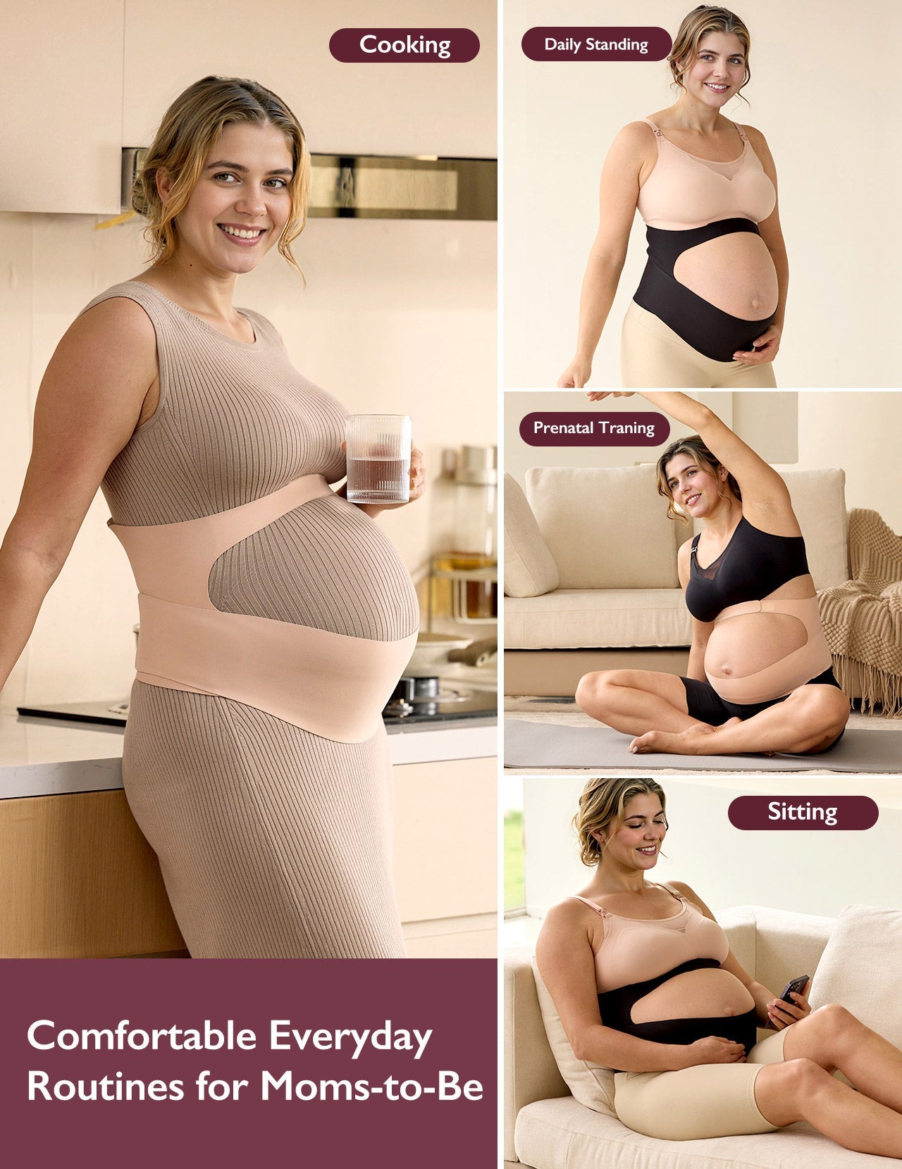 momiページ Momcozy Maternity Belly Band | Back Support