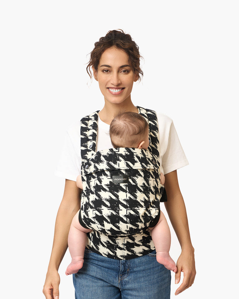 Momcozy PureHug Nosidełko dla Dzieci - Bawełna Pepitka