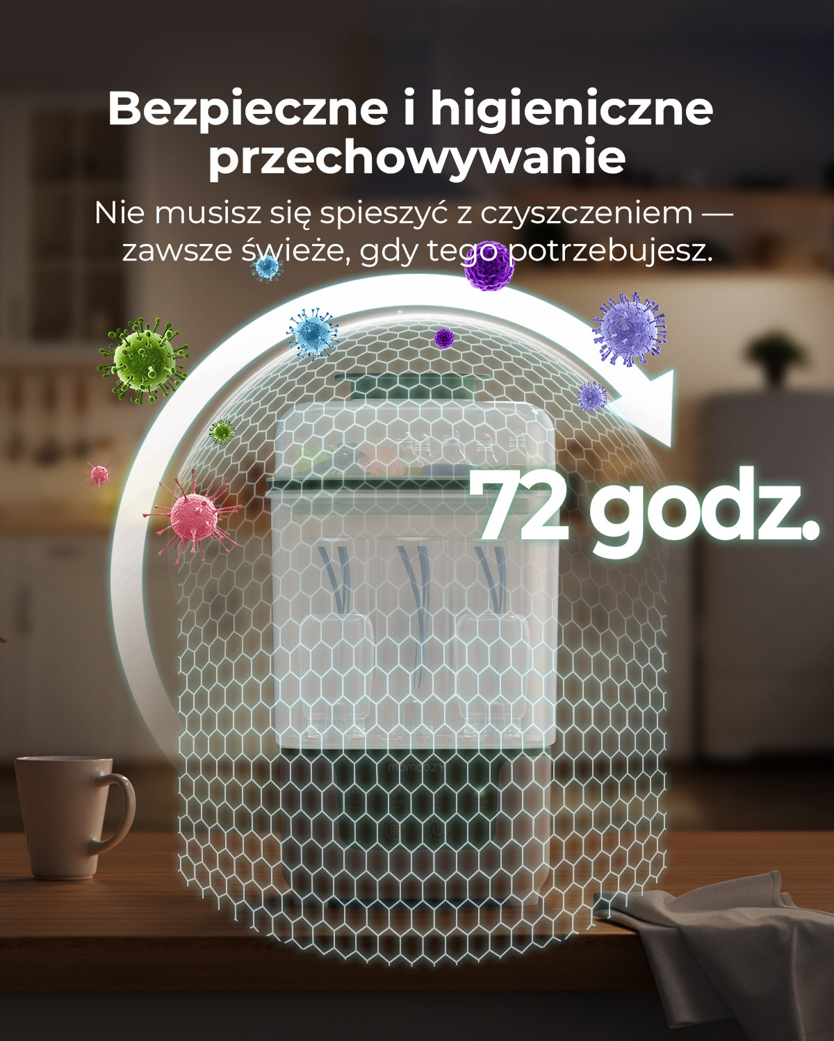 Momcozy 4 in 1 Compact Bottle Sterilizer and Dryer