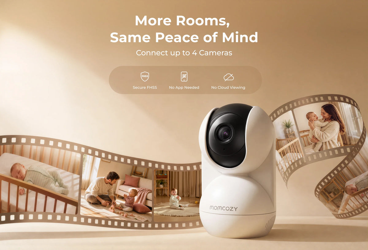1080p Full HD Camera for Video Baby Monitor BM03 Black