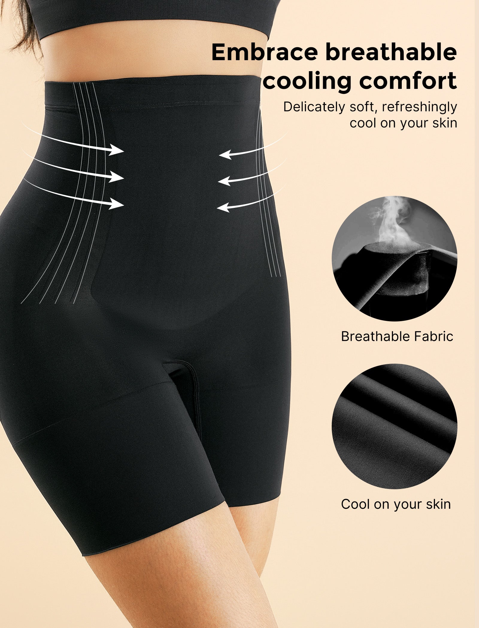 Momcozy Seamless Tummy Shapewear Shorts - Postpartum & Daily Dress
