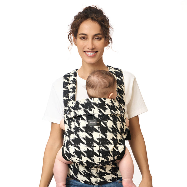 Momcozy PureHug Baby Carrier - Cotton-Houndstooth