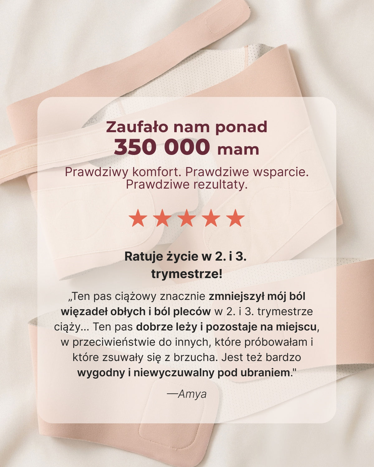 BumpEase – Momcozy Ergonest Pas Ciążowy na Brzuch