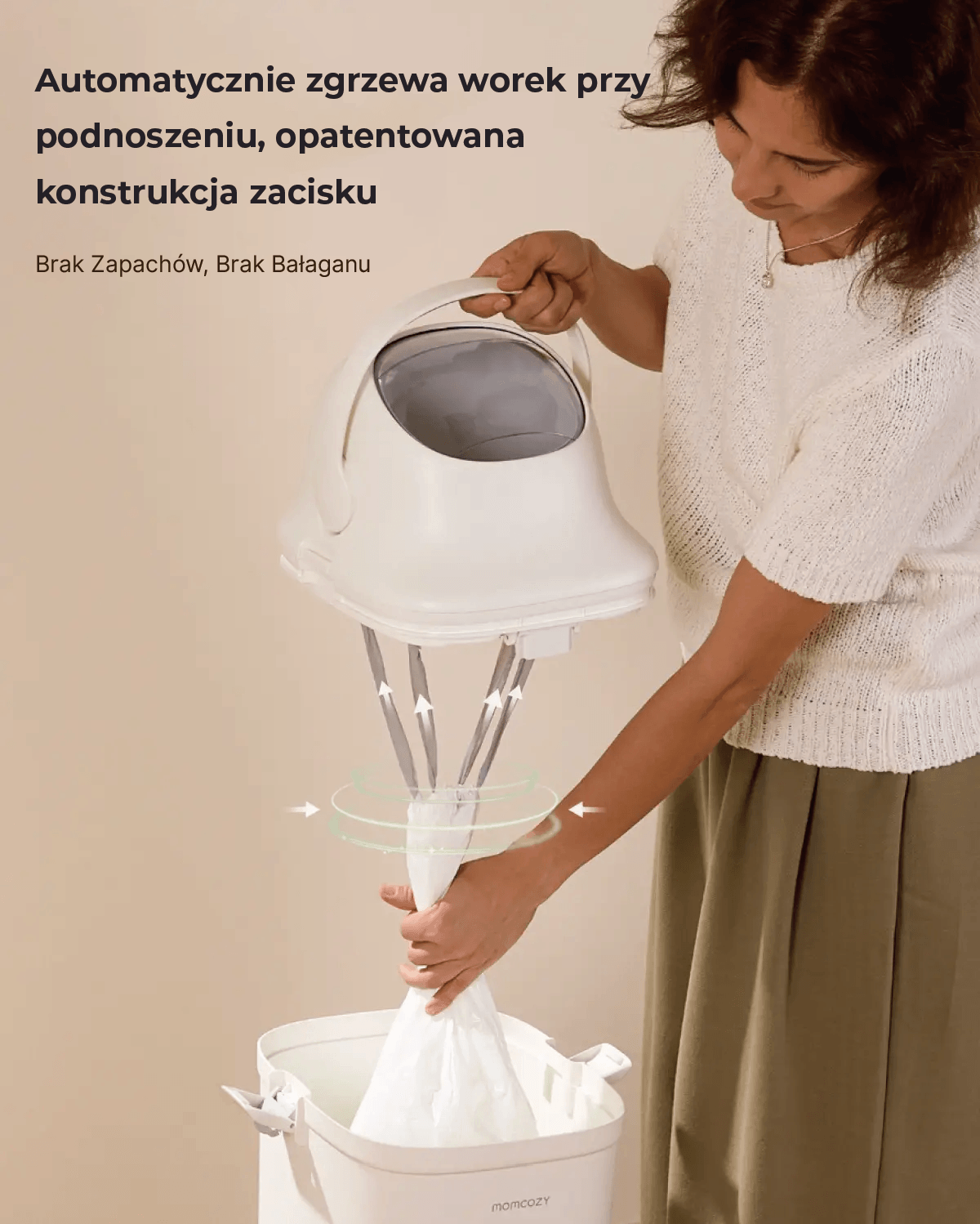 Momcozy Triple-Seal Diaper Pail