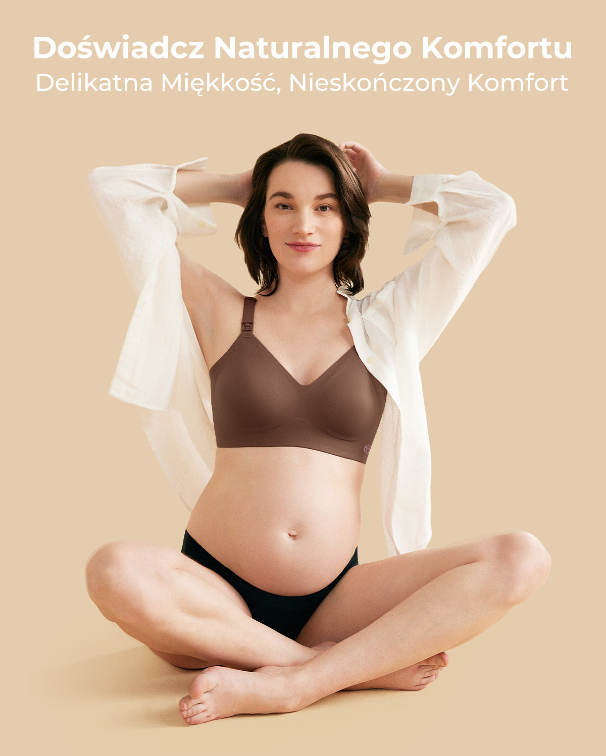 Ultra Miękki Bezszwowy Biustonosz do Karmienia YN21