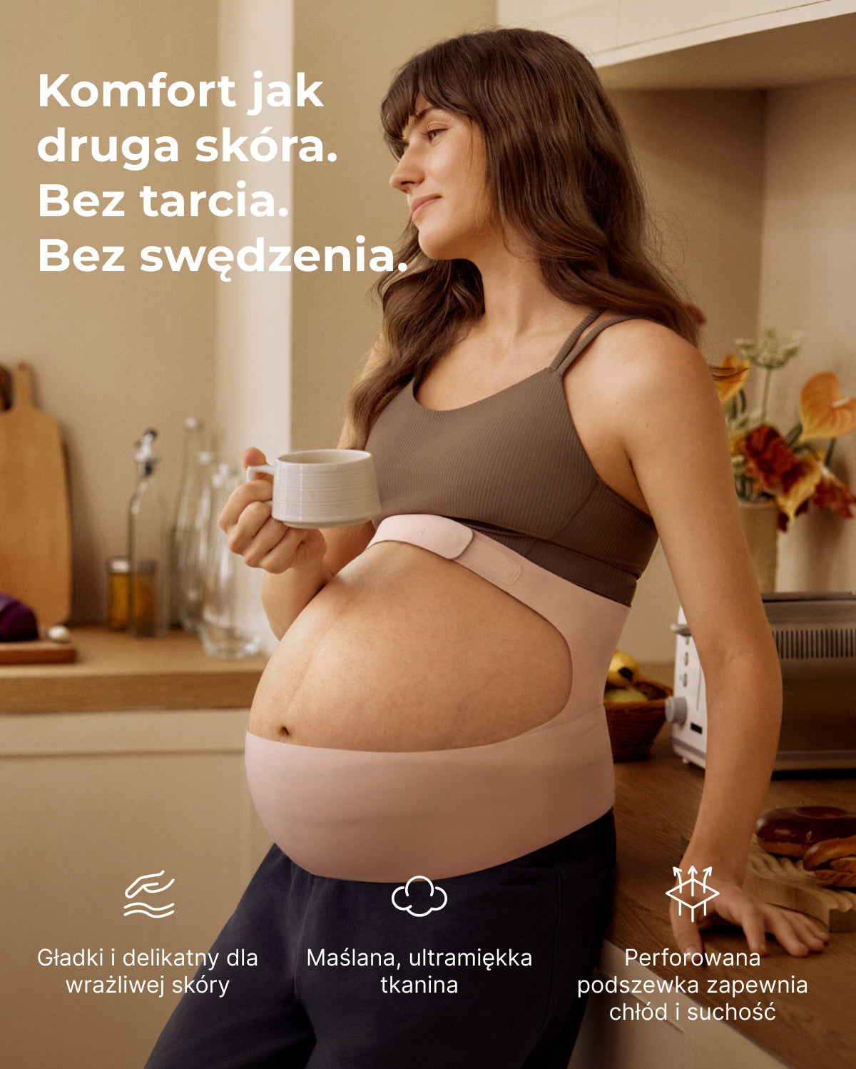 BumpEase – Momcozy Ergonest Pas Ciążowy na Brzuch