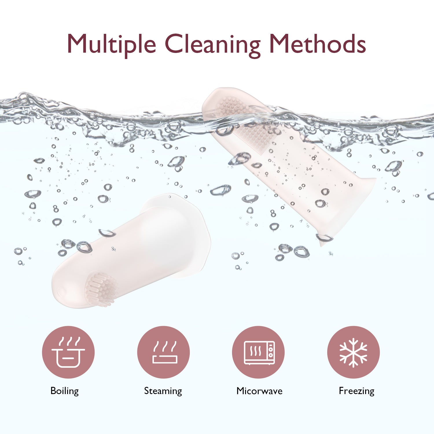 Momcozy Oral Care Series: Finger Toothbrush (2pcs)