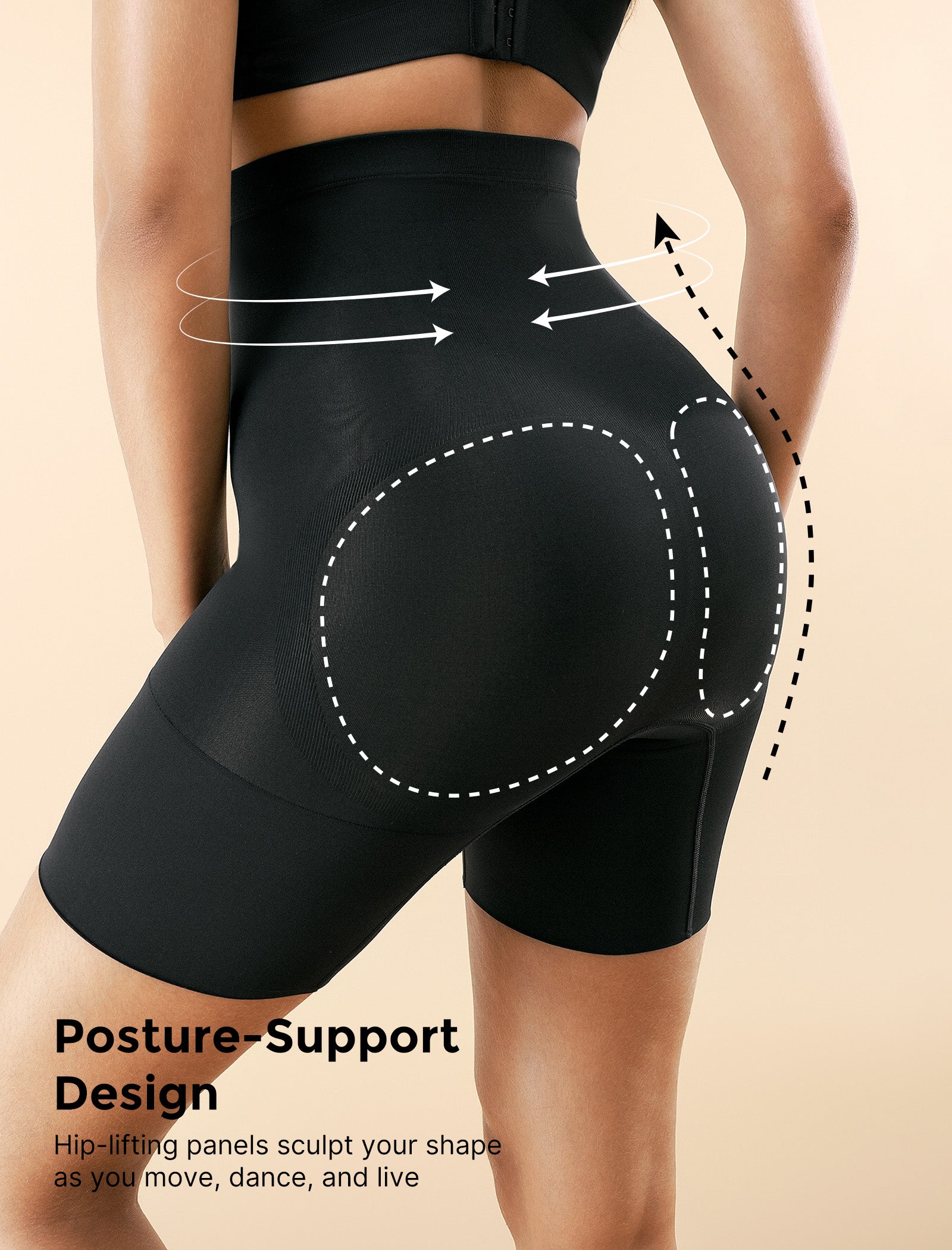 Momcozy Seamless Tummy Shapewear Shorts - Postpartum & Daily Dress