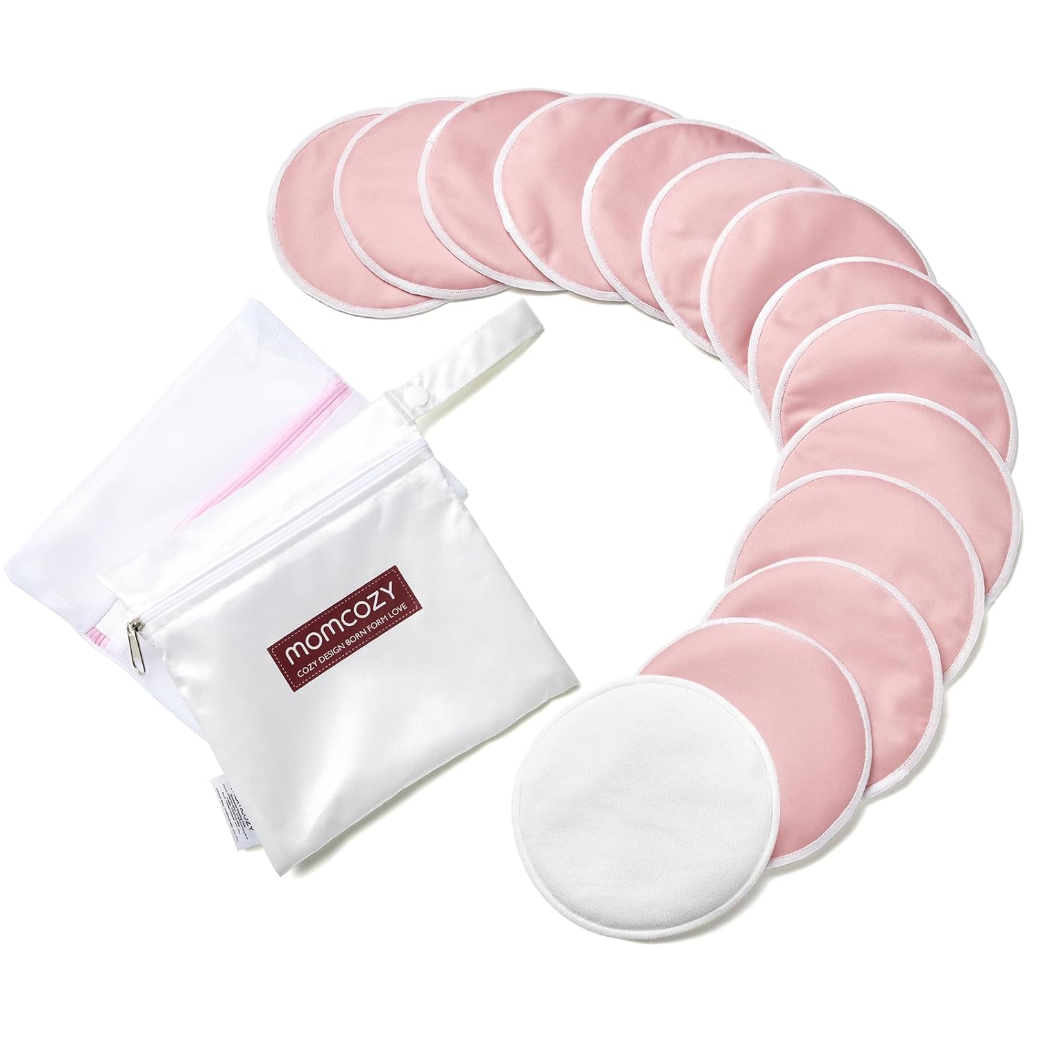 Momcozy Wielorazowe Wkładki Laktacyjne - 14 Sztuk