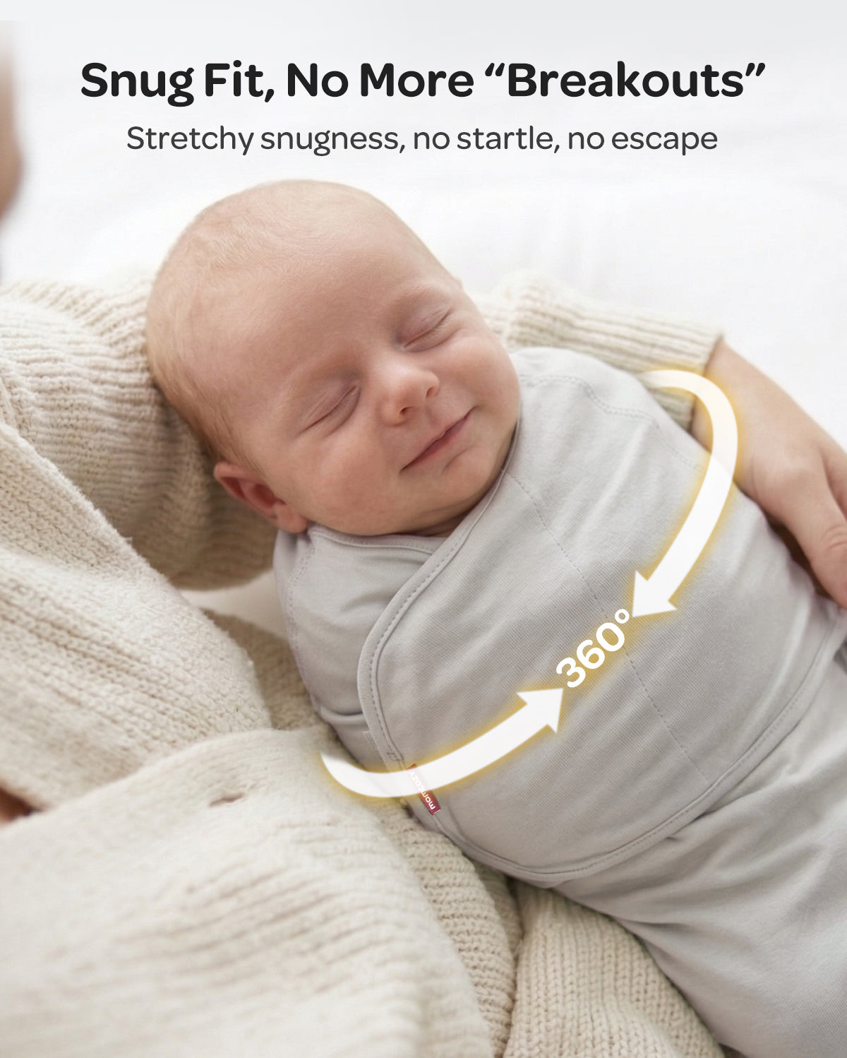 Momcozy Łatwy Otulacz Dla Niemowląt