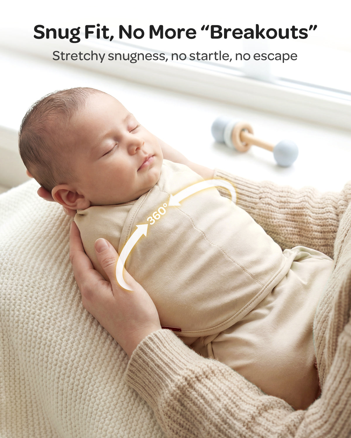 Momcozy Łatwy Otulacz Dla Niemowląt