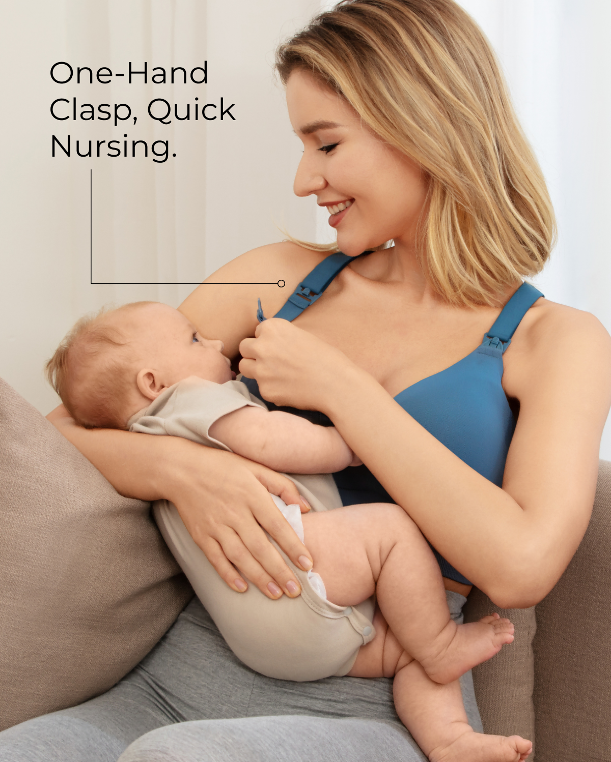 Biustonosz do Karmienia Momcozy CoolFit — Ultra Elastyczny
