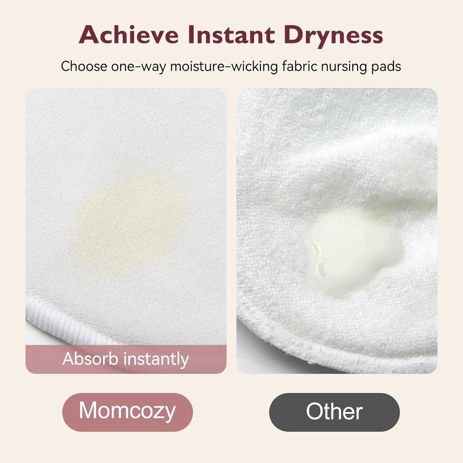Momcozy Wielorazowe Wkładki Laktacyjne - 14 Sztuk