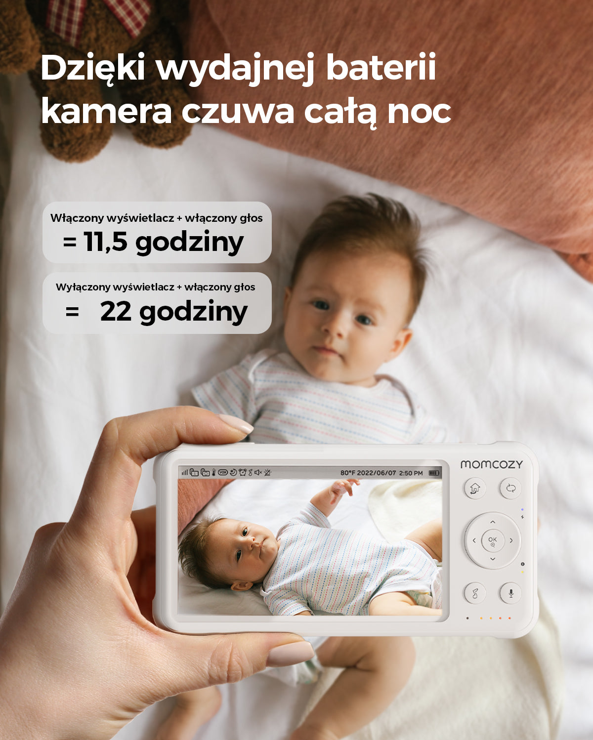 1080P High - Performance Video Baby Monitor BM01