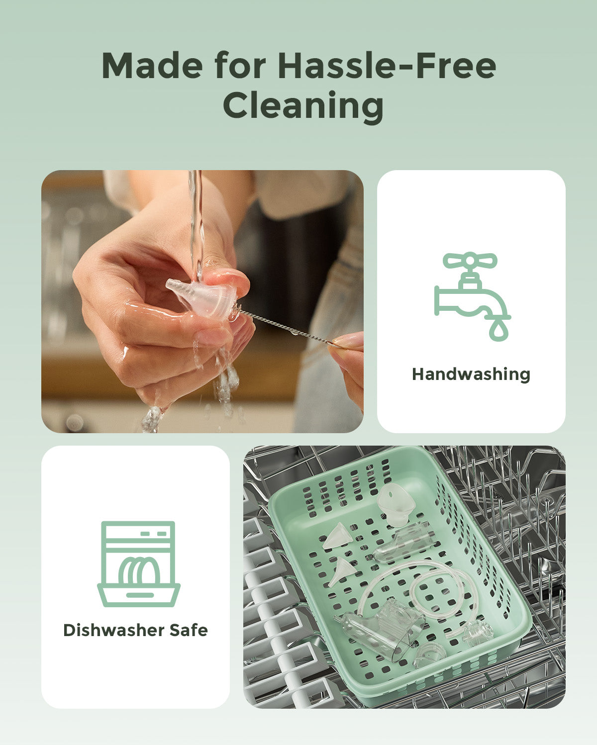 Momcozy BreezyClear Pro™ 2‑w 1 Elektryczny Aspirator do Nosa ze Sprayem & Ssaniem