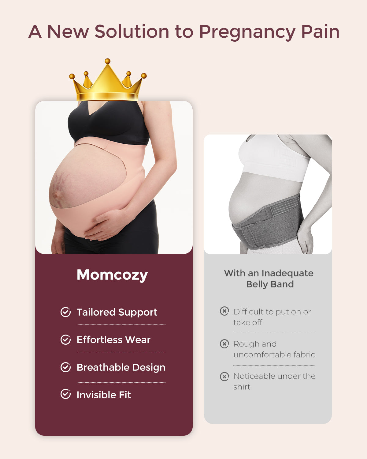 Momcozy Maternity Belly Band | Back Support