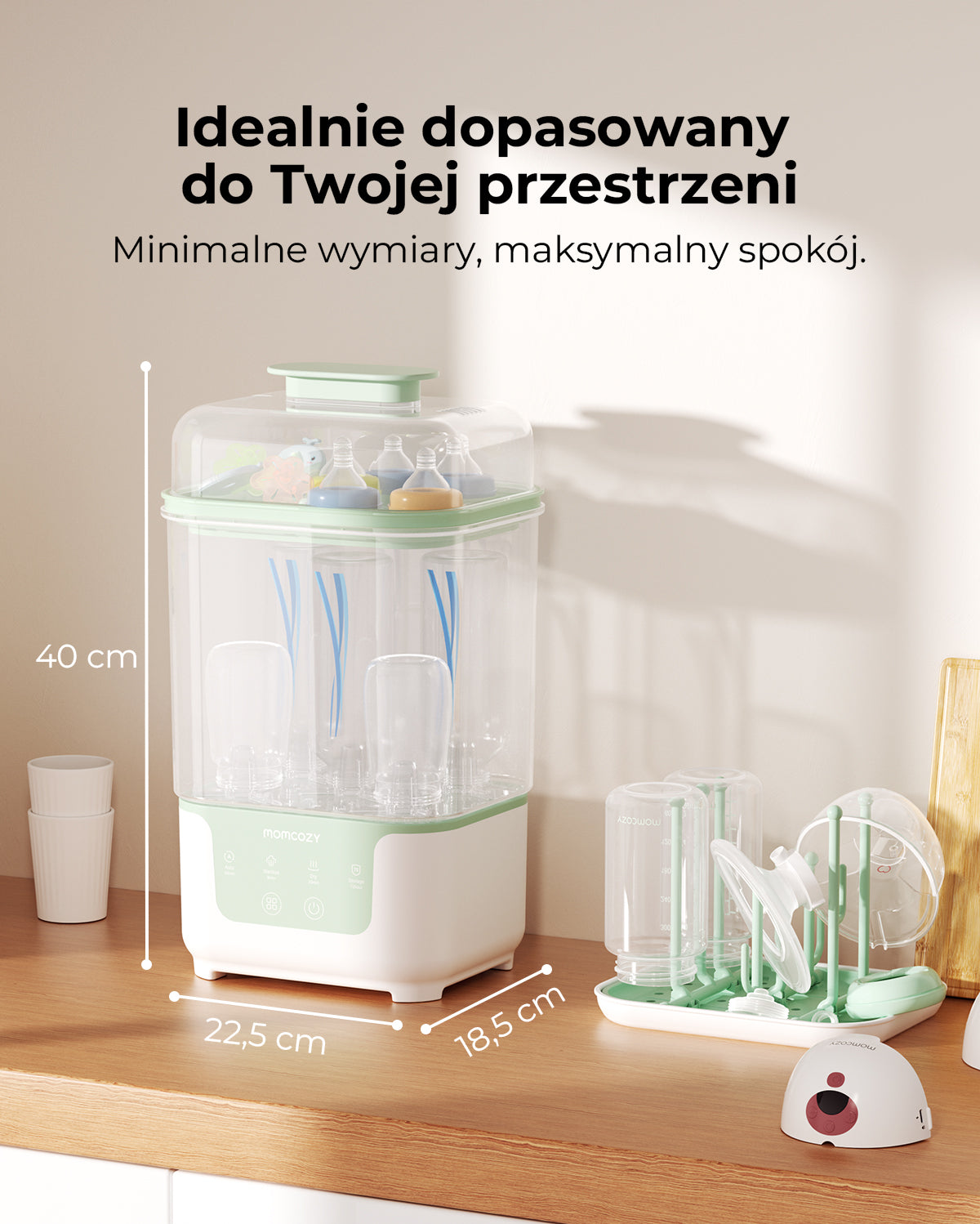 Momcozy 4 in 1 Compact Bottle Sterilizer and Dryer