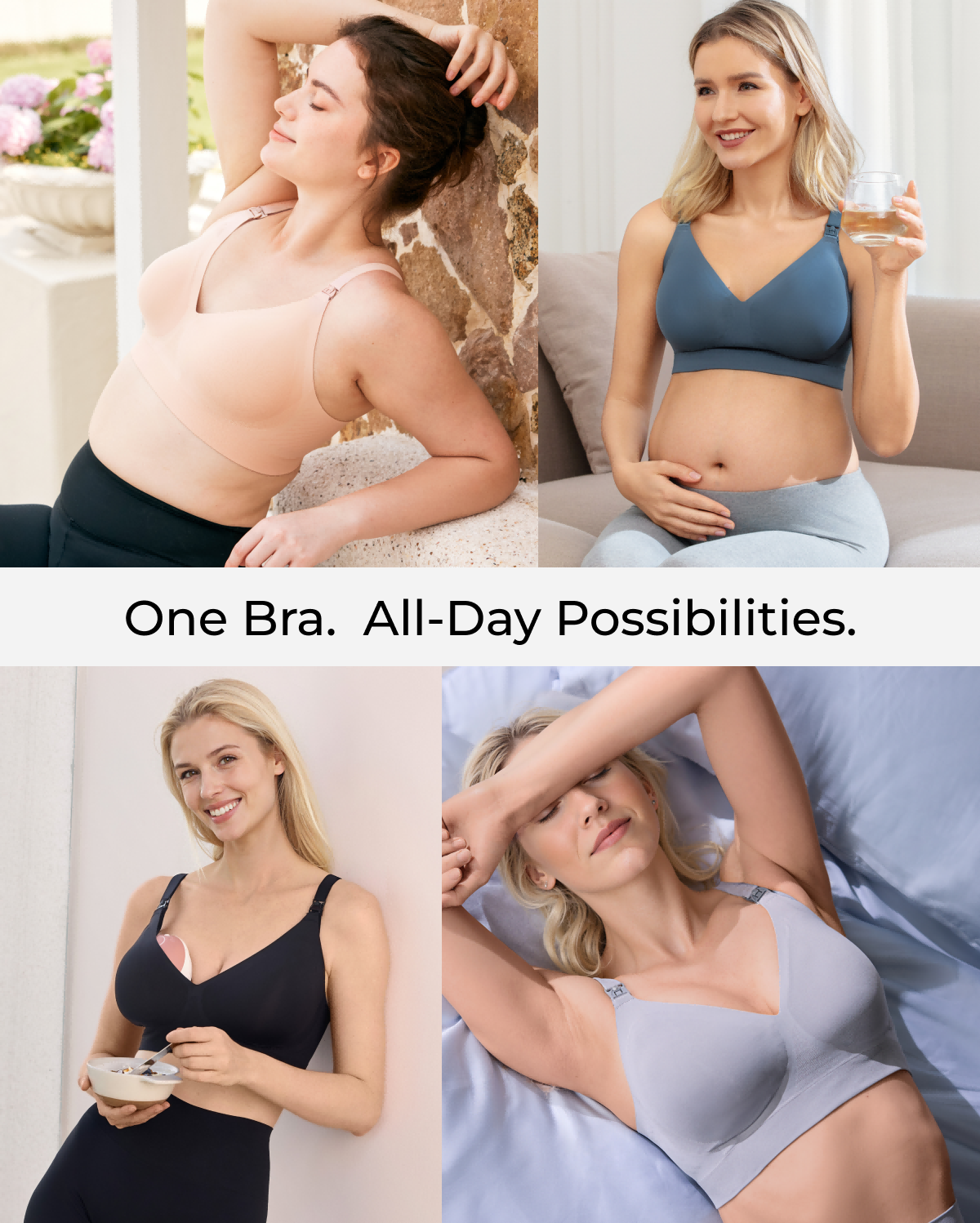 Biustonosz do Karmienia Momcozy CoolFit — Ultra Elastyczny