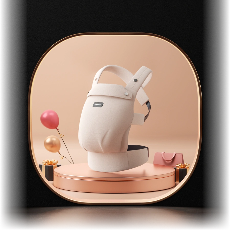 Momcozy PureHug Nosidełko dla Dzieci - Ergonomiczny, Cozy i Lekki