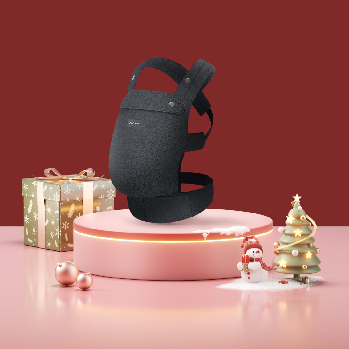 Momcozy PureHug Nosidełko dla Dzieci - Ergonomiczny, Cozy i Lekki