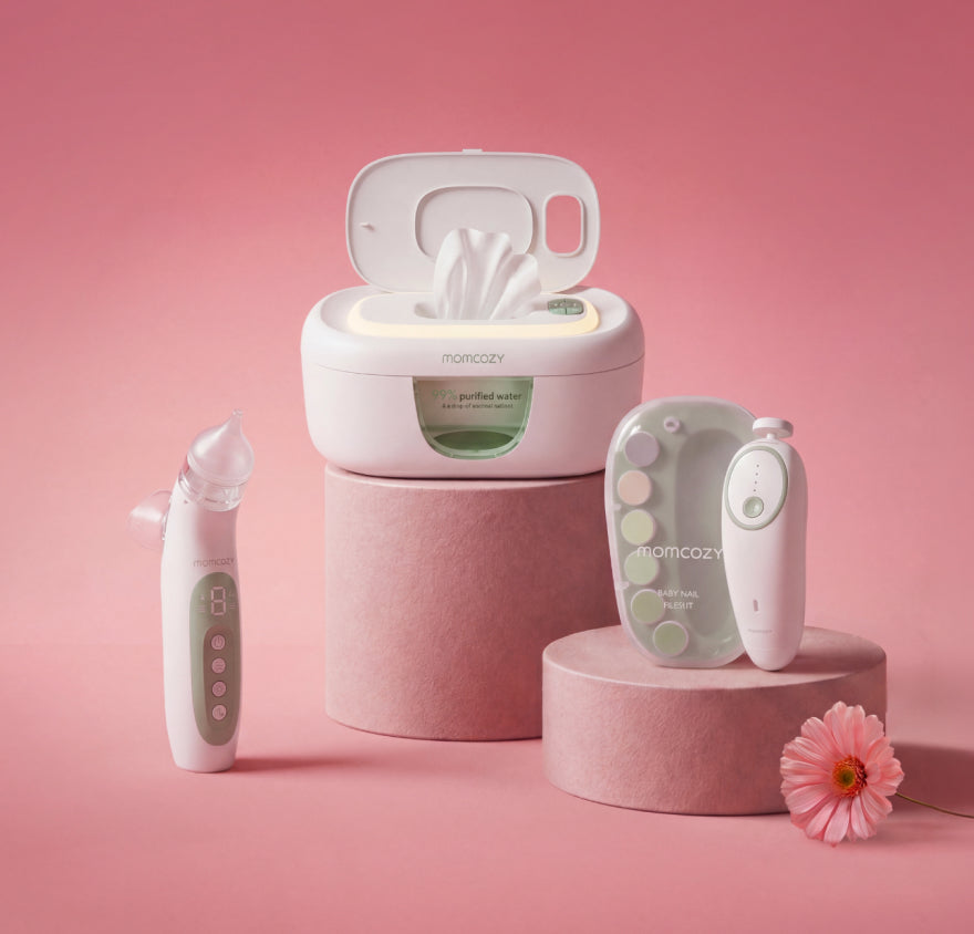 Baby-Care Bundle：Electric Nasal Aspirator & Electric Baby Nail File & Baby Wipe Warmer