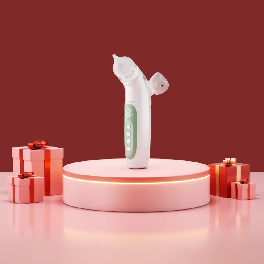 Momcozy BreezyClear™ 2 w 1 Elektryczny Aspirator do Nosa ze Sprayem i Odsysaniem