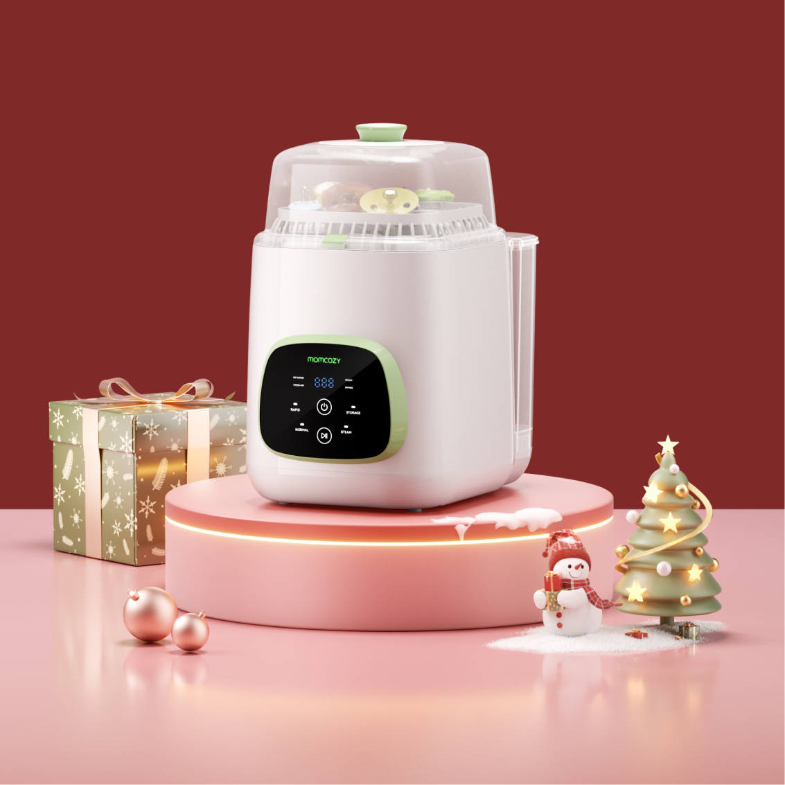 Myjka i Sterylizator do Butelek dla Niemowląt Momcozy KleanPal Pro